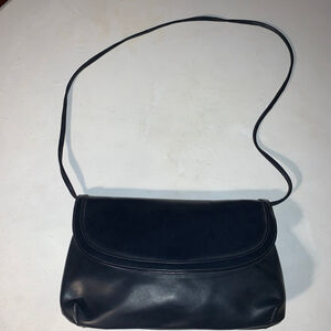 Women's Cubrelli navy blue Leather Crossbody Bag One Size